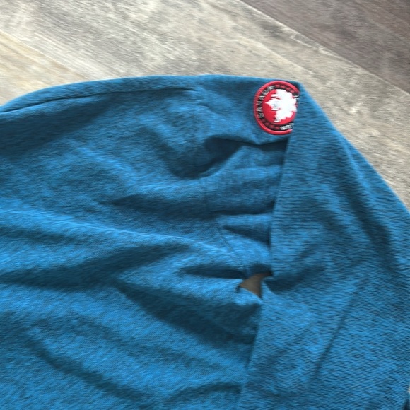 Canada Weather Gear Turquoise Supreme Soft Mock Neck Sweatshirt Size small - Picture 2 of 3